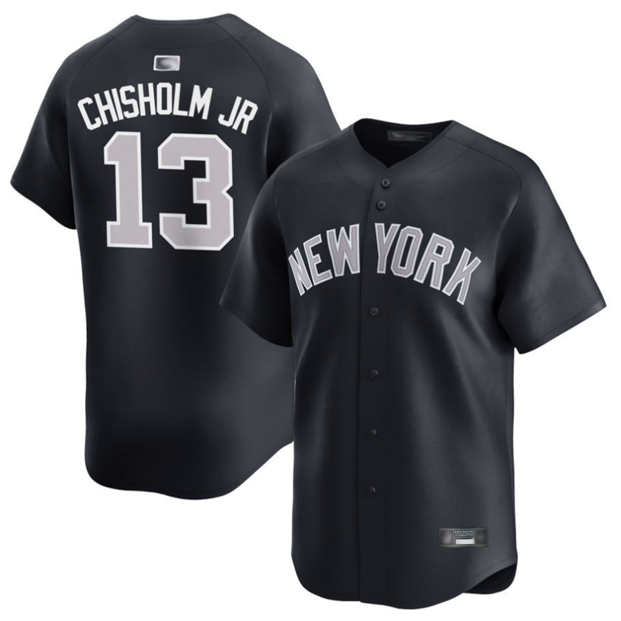 Custom #13 Black NYY Baseball Shirt Top
