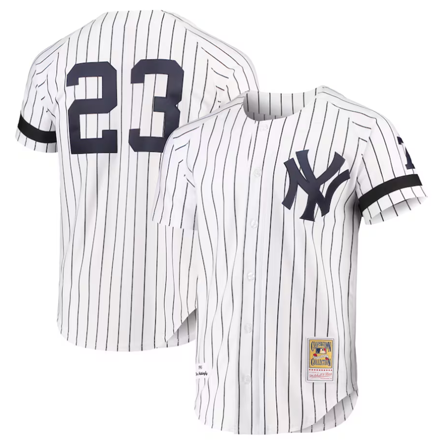 Custom #23 MATTINGLY Pro Stitched Jersey - Premium Edition