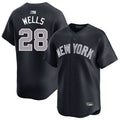 Custom #28 Black NYY Baseball Shirt Top