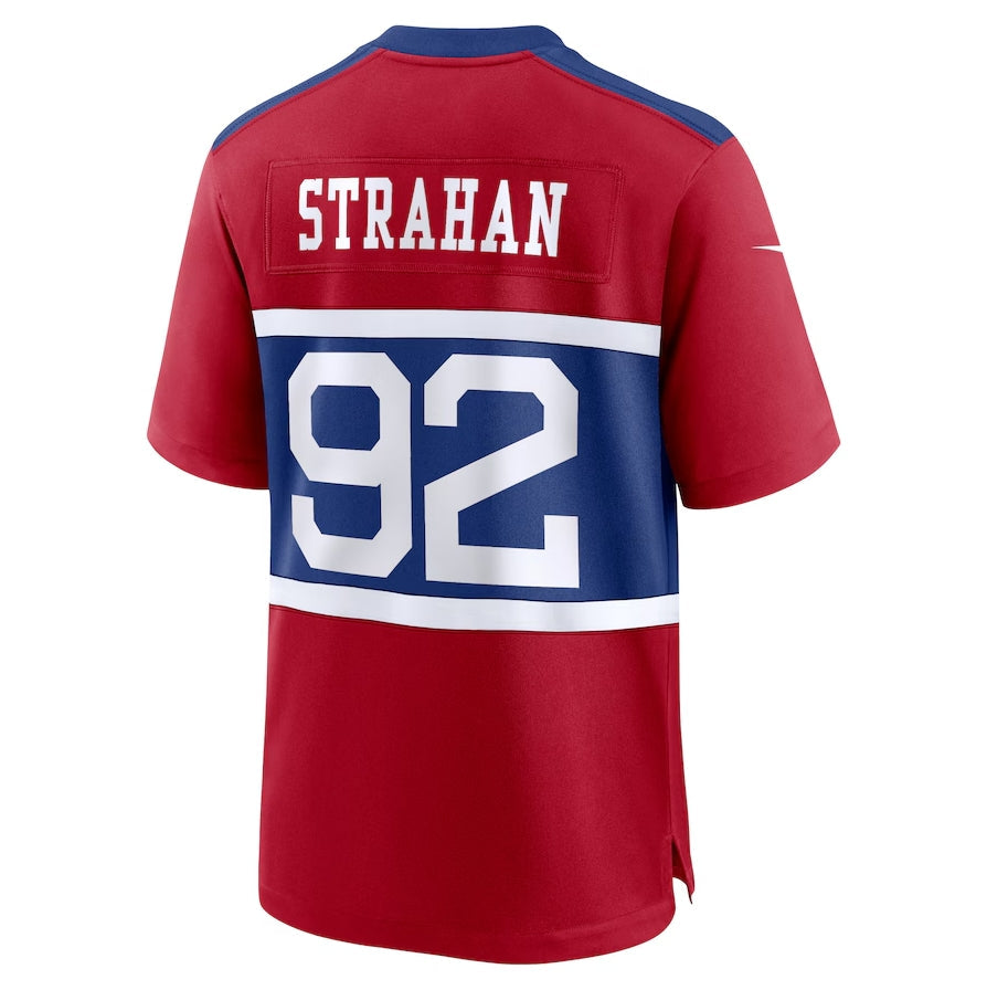 Custom #92 STRAHAN Pro Stitched Jersey - Premium Edition