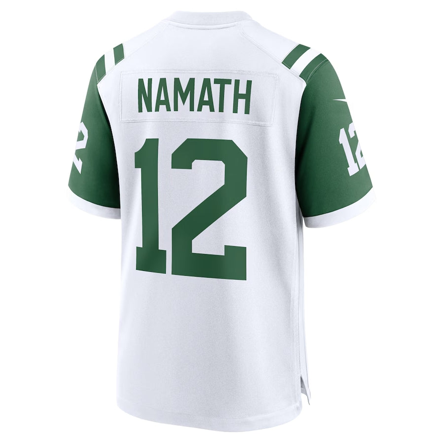 Custom #12 NAMATH Pro Stitched Jersey - Premium Edition