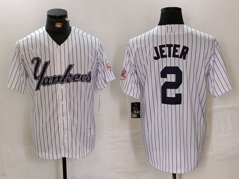 Custom #2 JETER Pro Stitched Jersey - Premium Edition