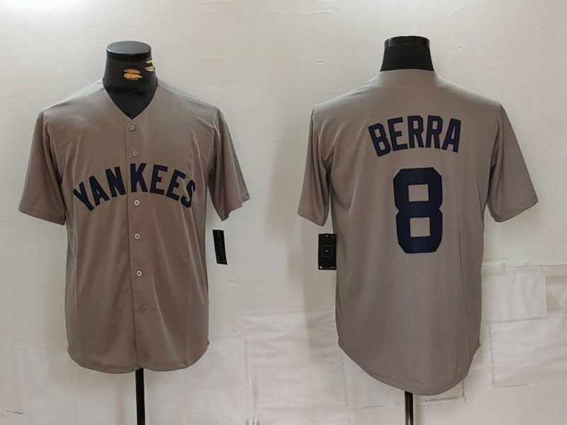 Custom #8 BERRA Pro Stitched Jersey - Premium Edition