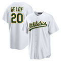 Custom #20 White OAK Baseball Shirt Top