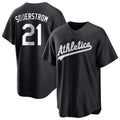 Custom #21 Black OAK Baseball Shirt Top