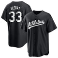 Athletics #33 JJ Bleday Player Black Replica Baseball Jerseys