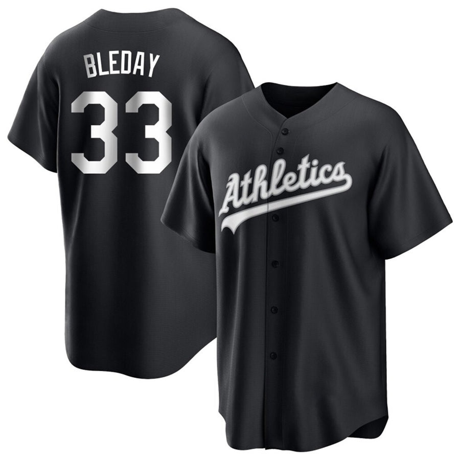 Custom #33 Black OAK Baseball Shirt Top