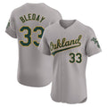 Custom #33 Gray OAK Baseball Shirt Top