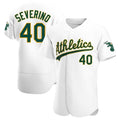 Custom #40 White OAK Baseball Shirt Top