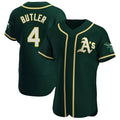 Custom #4 Green OAK Baseball Shirt Top