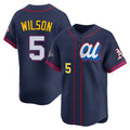 Custom #5 Navy All Star OAK Baseball Shirt Top