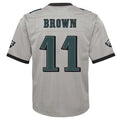 Custom #11 Silver PHI Football Shirt Top