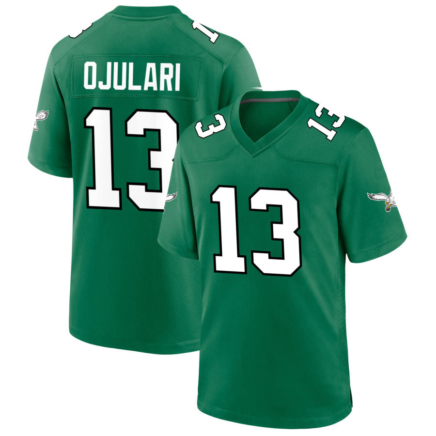 Custom #13 Green PHI Football Shirt Top