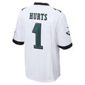 Custom #1 White PHI Football Shirt Top