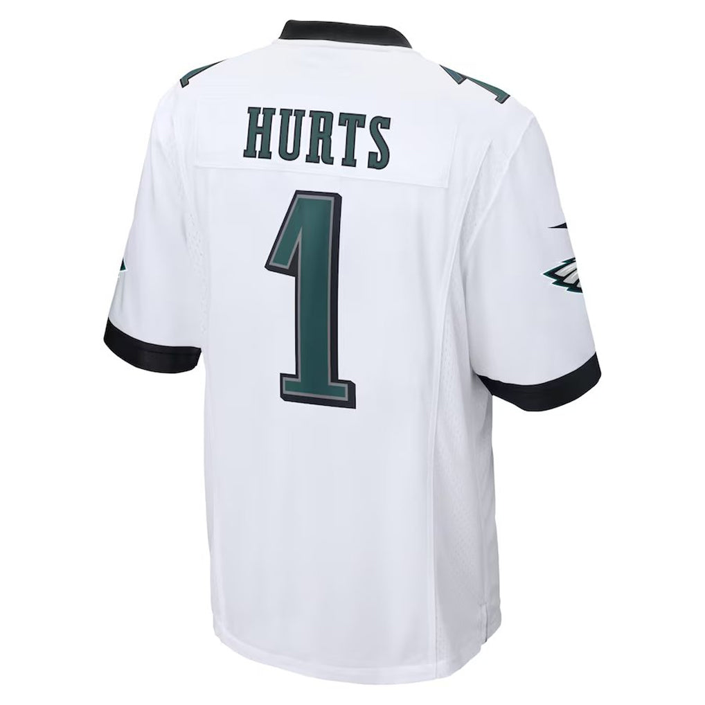 Custom #1 White PHI Football Shirt Top