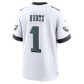 Custom #1 White PHI Football Shirt Top