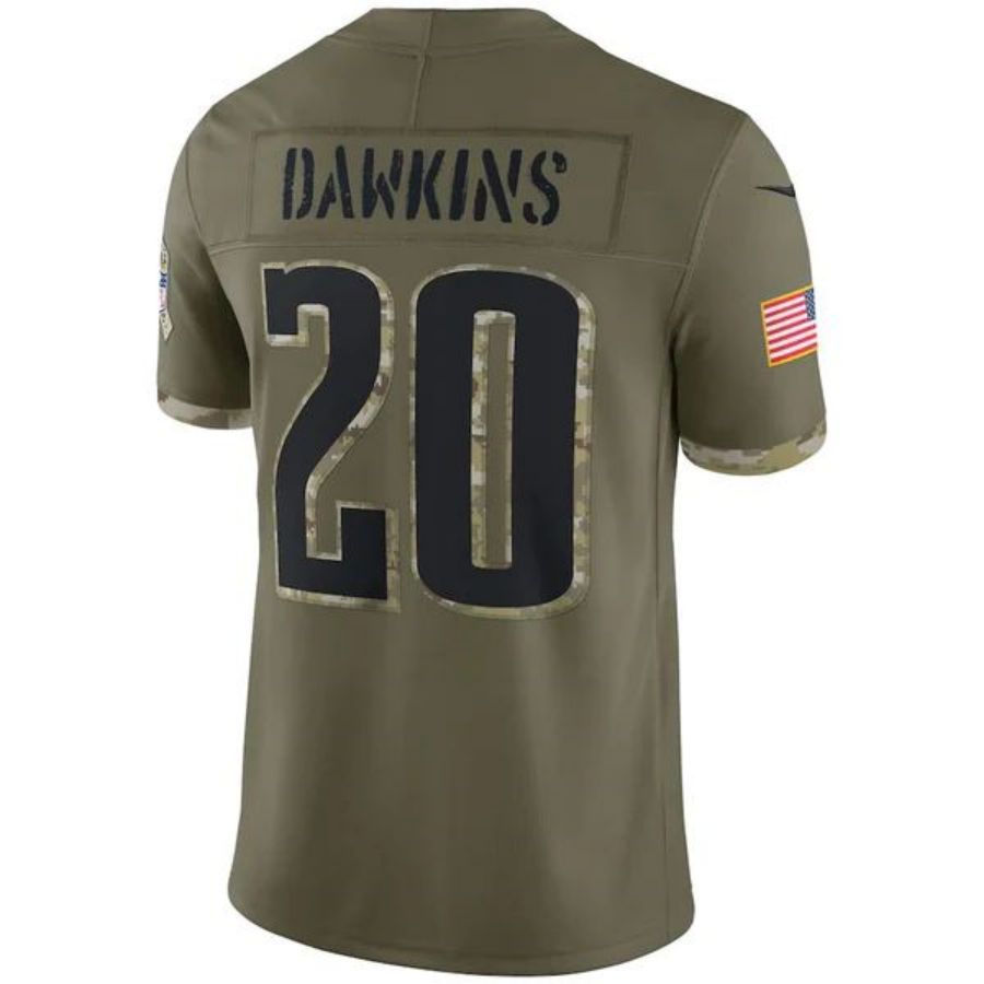 Custom #20 DAWKINS Pro Stitched Jersey - Premium Edition