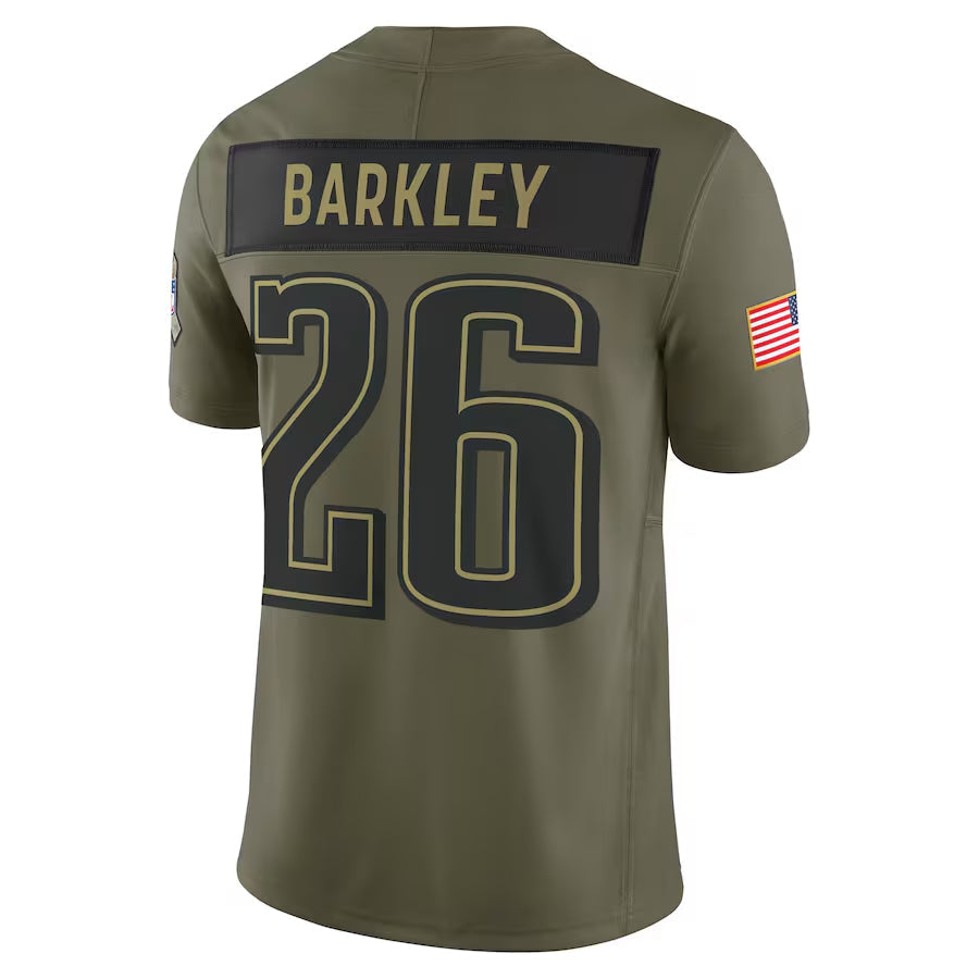 Custom #26 Olive PHI Football Shirt Top