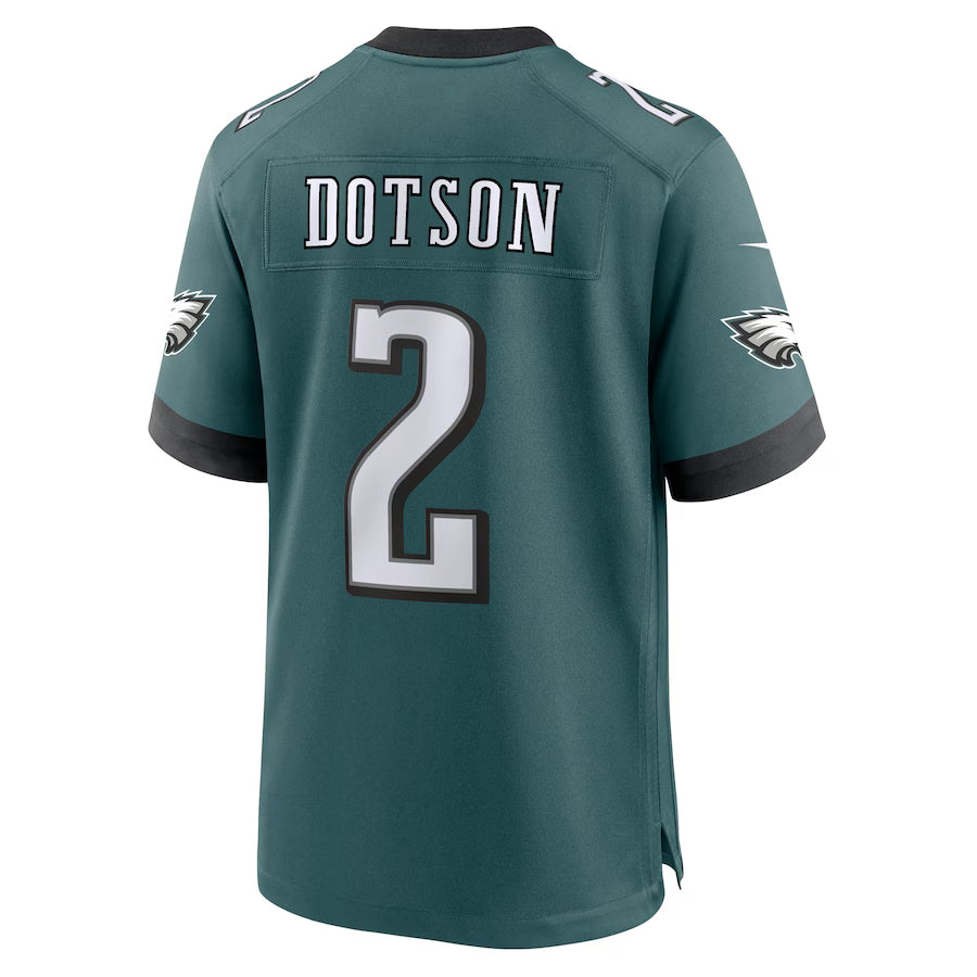Custom #2 Midnight Green PHI Football Shirt Top