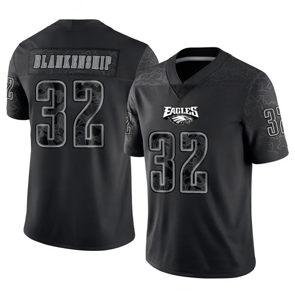 Custom #32 Black PHI Football Shirt Top