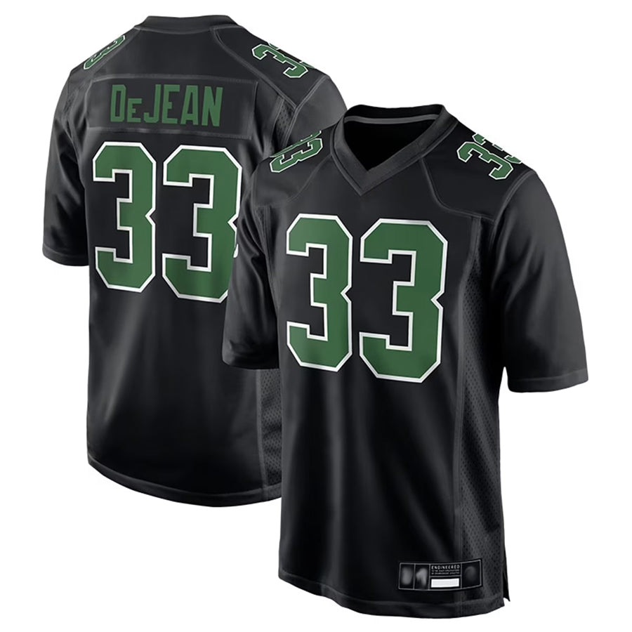 Custom #33 Black PHI Football Shirt Top