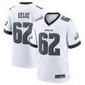 Custom #62 White PHI Football Shirt Top