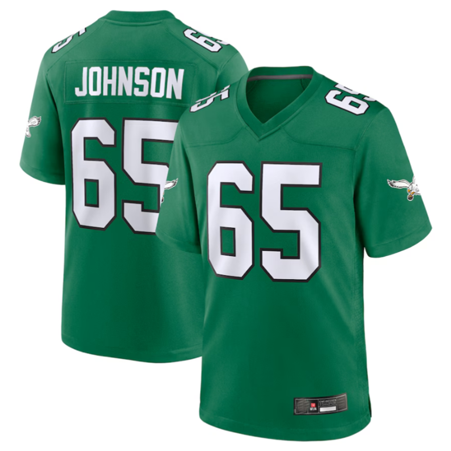 Custom #65 JOHNSON Pro Stitched Jersey - Premium Edition