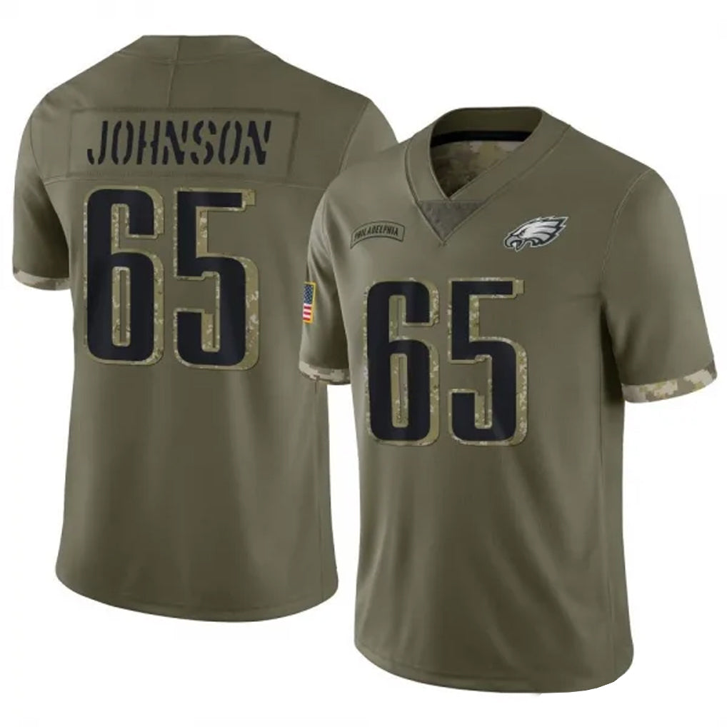 Custom #65 JOHNSON Pro Stitched Jersey - Premium Edition