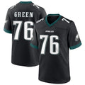 Custom #76 Black PHI Football Shirt Top
