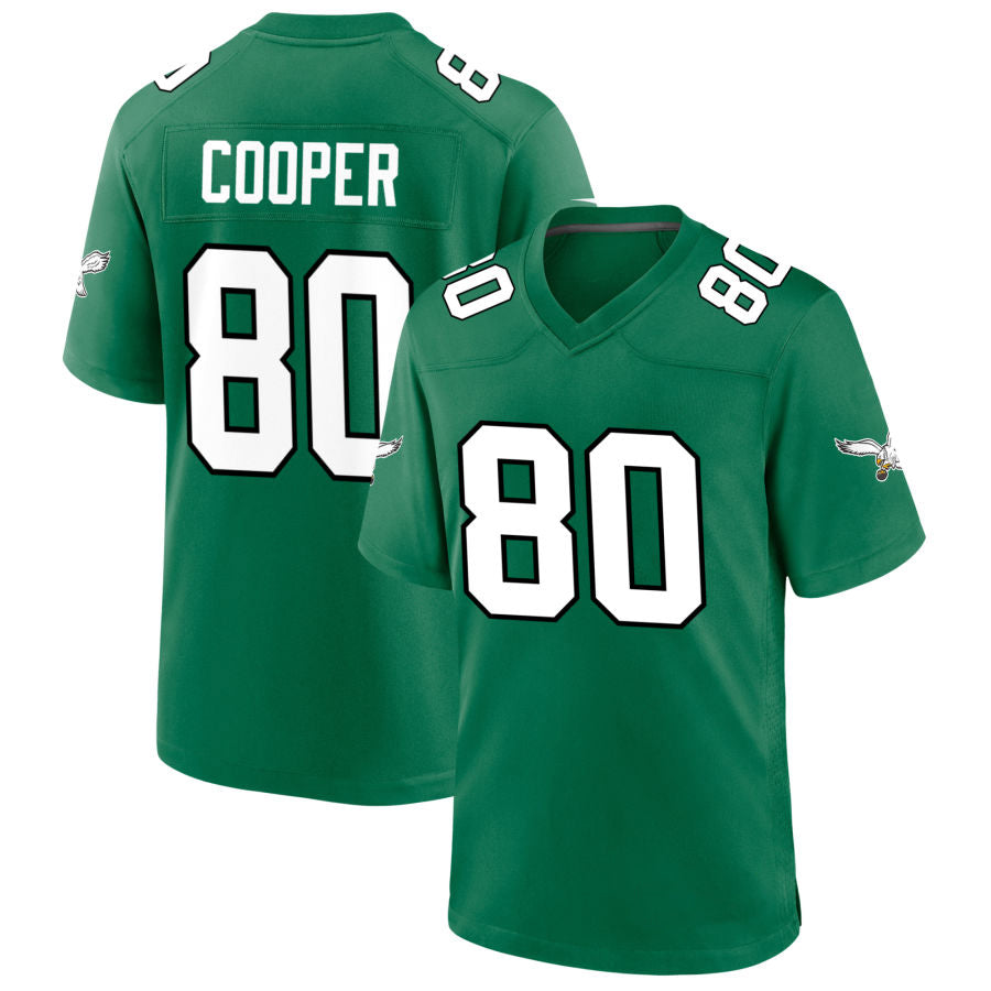 Custom #80 COOPER Pro Stitched Jersey - Premium Edition