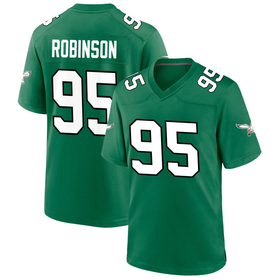 Custom #95 Green PHI Football Shirt Top