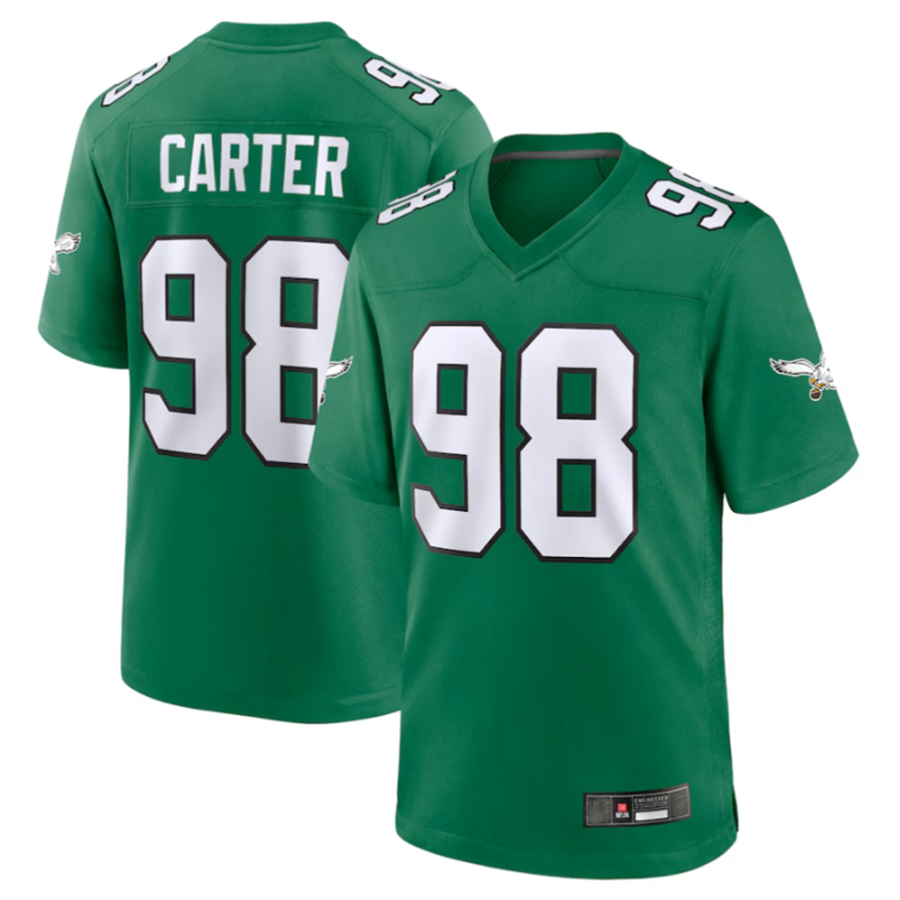 Custom #98 Green PHI Football Shirt Top