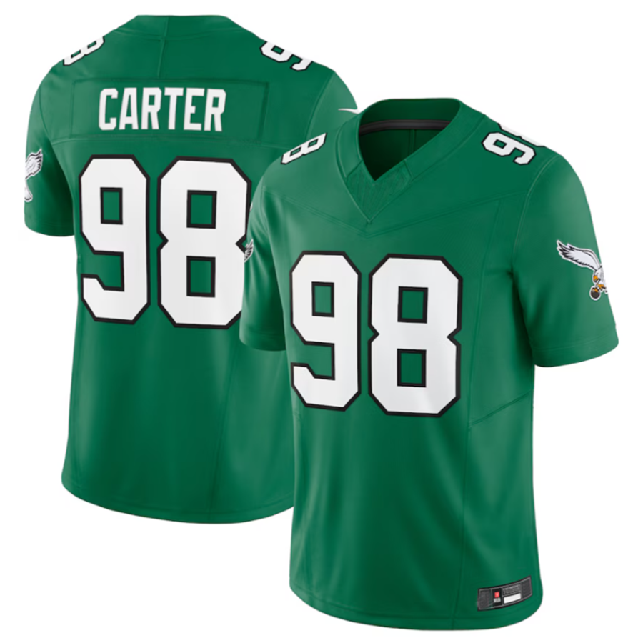 Custom #98 Green PHI Football Shirt Top