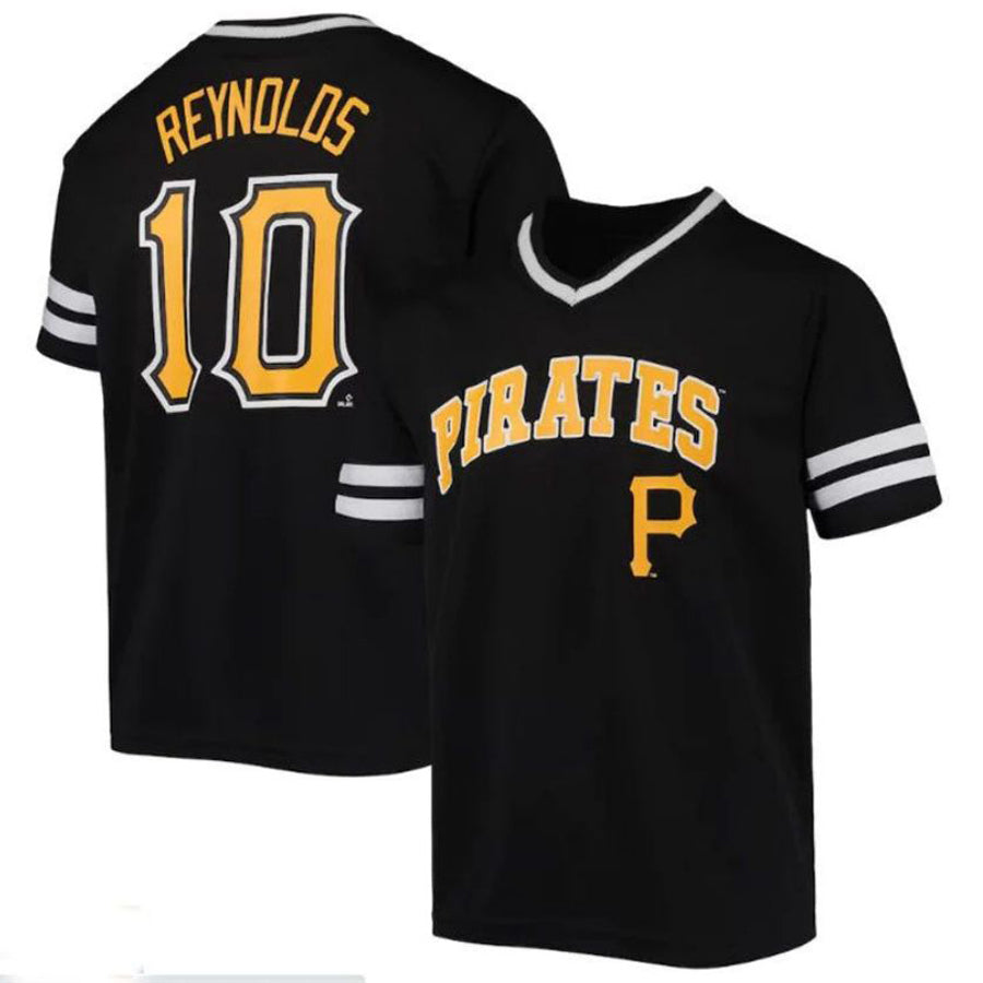 Custom #10 Black PIT Baseball Shirt Top