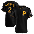 Custom #2 Black PIT Baseball Shirt Top