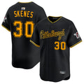 Custom #30 Black PIT Baseball Shirt Top