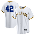 Custom #42 White 2025 Jackie Robinson Day PIT Baseball Shirt Top