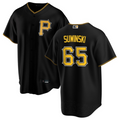 Custom #65 Black PIT Baseball Shirt Top