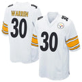 Custom #30 White PIT Football Shirt Top