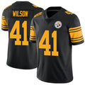 Custom #41 Black PIT Football Shirt Top