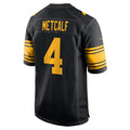Custom #4 Black PIT Football Shirt Top