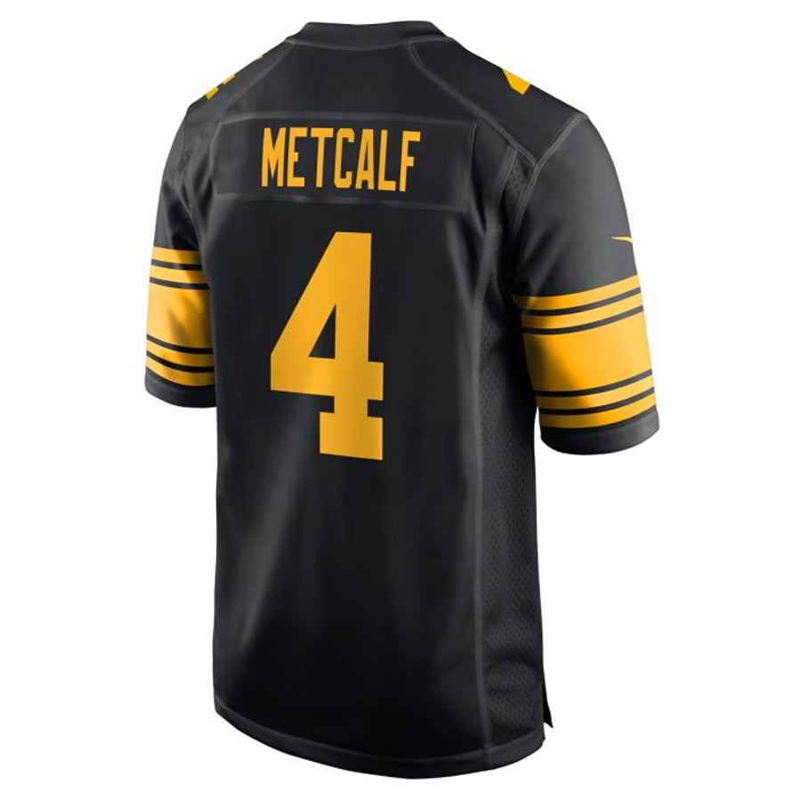 Custom #4 Black PIT Football Shirt Top