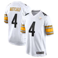 Custom #4 White PIT Football Shirt Top