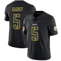 Custom #5 Black PIT Football Shirt Top