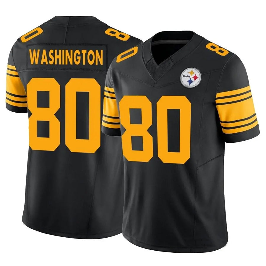 Custom #80 Black PIT Football Shirt Top