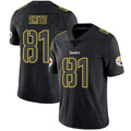 Custom #81 Black PIT Football Shirt Top