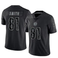 Custom #81 Black PIT Football Shirt Top
