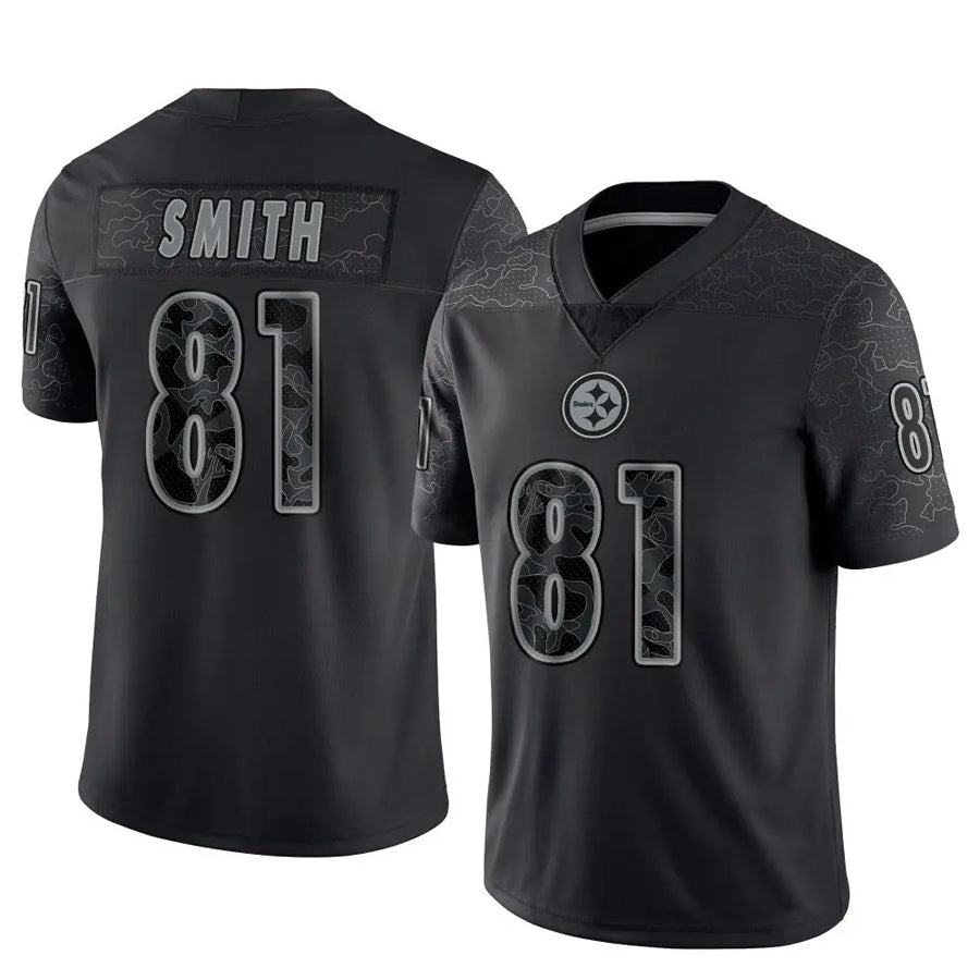 Custom #81 Black PIT Football Shirt Top