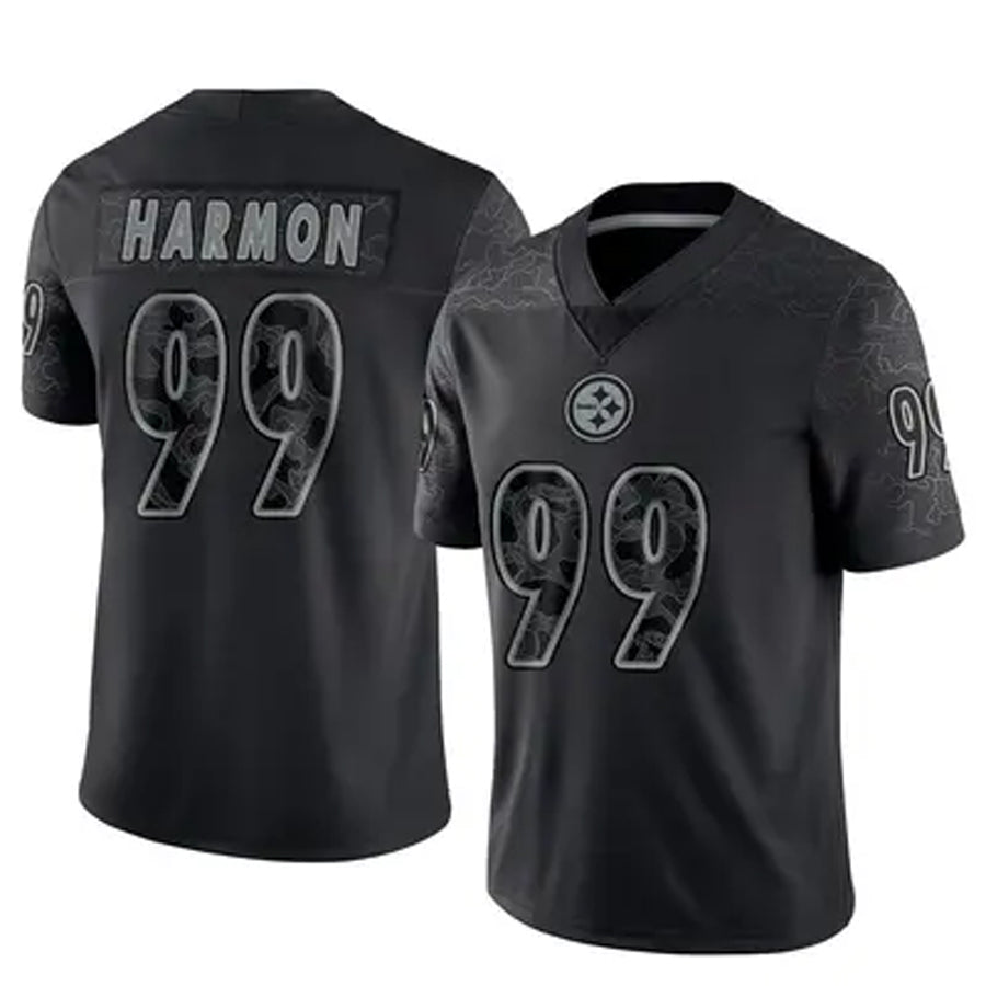 Custom #99 Black PIT Football Shirt Top