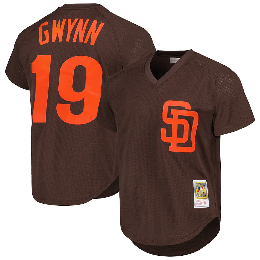 Custom #19 GWYNN Pro Stitched Jersey - Premium Edition
